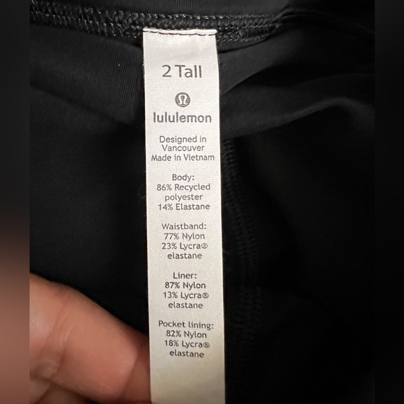 Lululemon 🍋 Pace Rival Skirt II Tall 4-way Stretch Size 2T - Picture 9 of 12